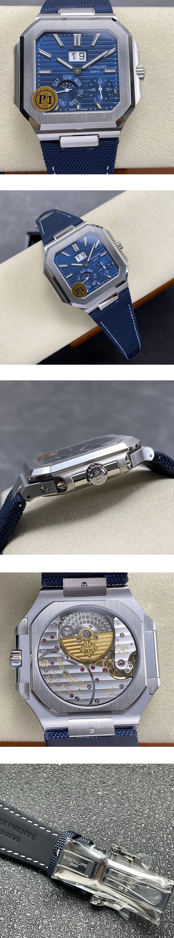 【P1工場出品】パテック フィリップ最高級スーパーコピー時計 キュビタス 5822P-001 贈り物商品